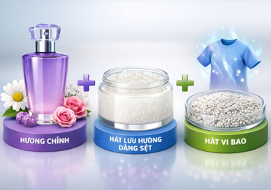 Hạt lưu hương dạng sệt khác gì vi bao truyền thống? nên dùng sao cho đúng