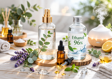 Nên dùng cồn gì để pha nước hoa xịt phòng và dung dịch đèn xông tinh dầu?