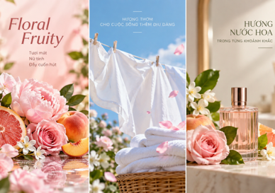 Floral Fruity là gì? Vì sao nhóm hương này phù hợp với sản phẩm chăm sóc cá nhân và giặt xả?